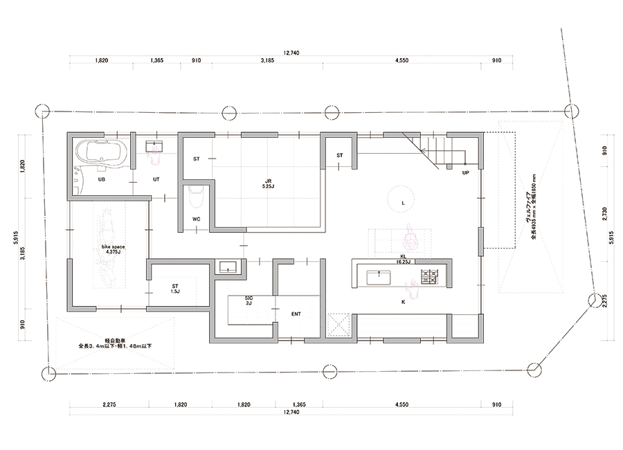 バイクとピアノと住む家